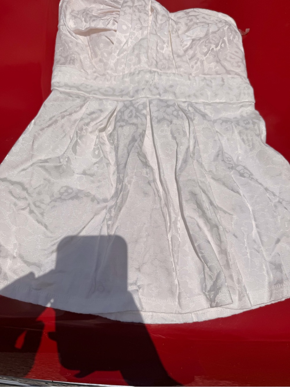Studio Y Ivory Jacquard Shell Top